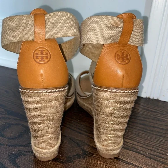 Tory Burch Wedge Espadrille Sandals - Picture 5 of 10